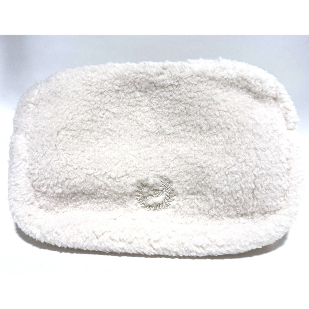 Victoria's Secret PINK Belt Bag Plush Teddy Sherpa Cozy White Adjustable Strap